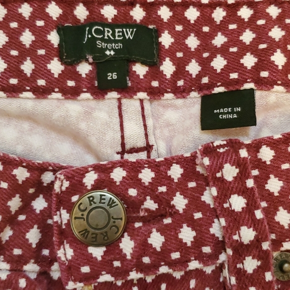 J.Crew Patterned Skinny Jeans, 26 - Picture 2 of 4